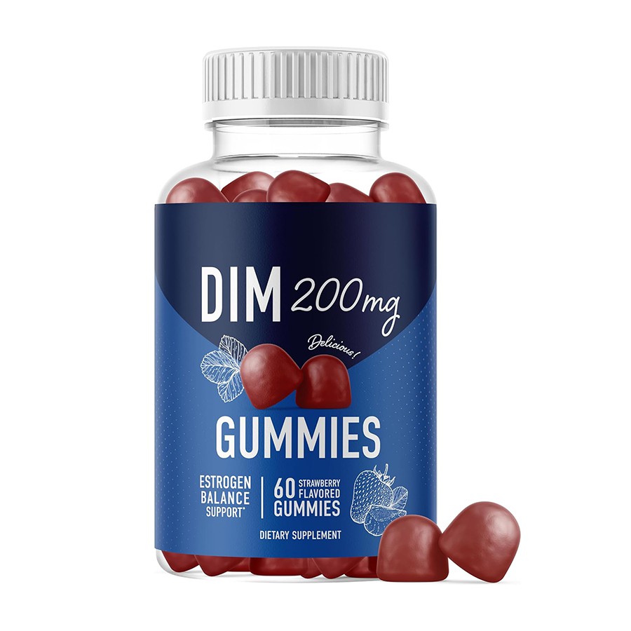 Dim balans Gummies Sipò bon gou Nati a pou byennèt ormon