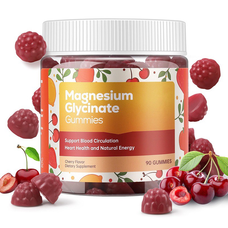 Manyezyòm Glycinate Gummies 400mg
