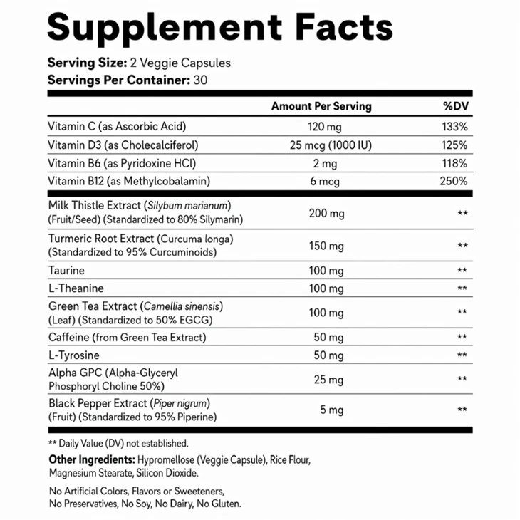 Energy & Focus Capsules factory