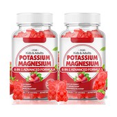 Potasyòm mayezyòm 8in1 avanse gummies: jenn ti kabrit granmoun - sipò zanmitay pou nan misk, iminite chak jou vitalite