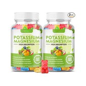 Potasyòm mayezyòm segondè absòpsyon gummies: elektwolit nati a